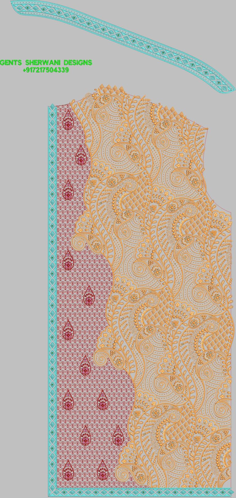 GENTS SHERWANI DESIGNS COLLECTION (P) SERIES